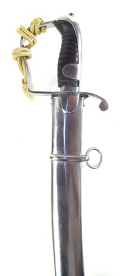 Lot 351 - Modern replica of a 1796 pattern light cavalry sabre and scabbard