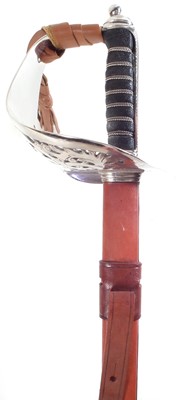 Lot 355 - Modern replica of an 1897 Infantry Officers Sword and scabbard