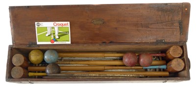 Lot 225 - Croquet set