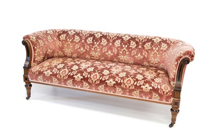 Lot 390 - Edwardian upholstered couch