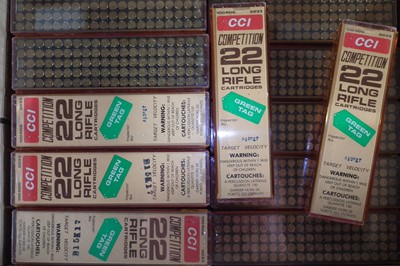 Lot 197 - CCI .22lr 3,700 rounds of ammunition.