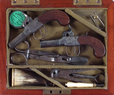 Lot 28 - Pair of H. Nock percussion pistols