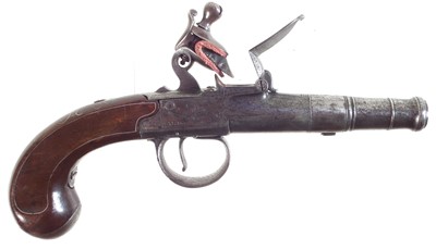Lot 25 - Queen Anne Flintlock pistol by Richards
