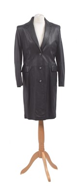 Lot 159 - A leather jacket by Burberry