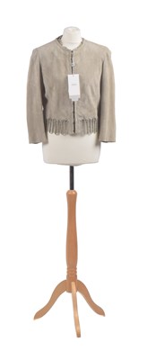 Lot 52 - A suede jacket by Armani Collezioni