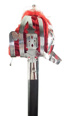 Lot 360 - Modern replica of a Scottish basket hilt sword