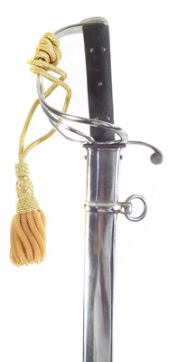 Lot 373 - Modern replica of a 1853 cavalry sabre and scabbard