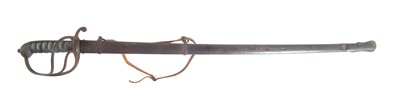 Lot 334 - 1822 Artillery officer's sword and scabbard