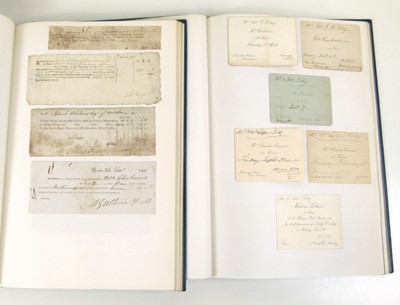 Lot 118 - Twelve binders containing ephemera