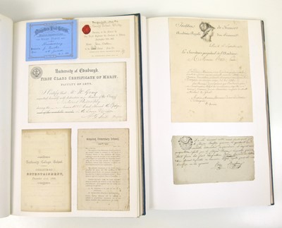 Lot 118 - Twelve binders containing ephemera