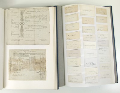 Lot 118 - Twelve binders containing ephemera
