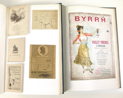 Lot 118 - Twelve binders containing ephemera