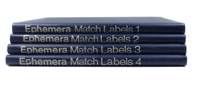 Lot 90 - Four spring-back binders containing ephemera