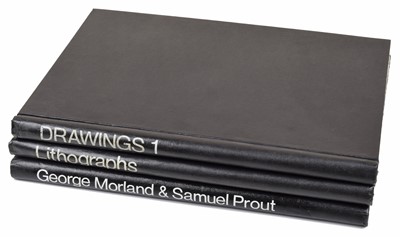 Lot 48A - Three volumes of 18th/19th century ephemera and original drawings and paintings (3).