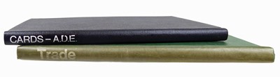 Lot 93 - Two spring-back binders containing a quantity of ephemera