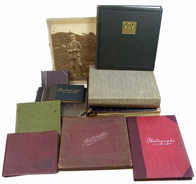 Lot 126 - Ten albums containing photographs