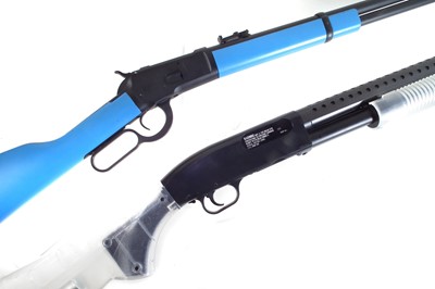 Lot 131 - A&K Winchester lever action BB gun and a M58A pump action BB