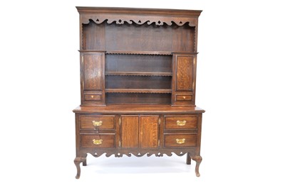 Lot 263 - Early 20th-century oak dresser of George III design
