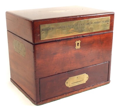 Lot 421 - Victorian travelling apothecary cabinet