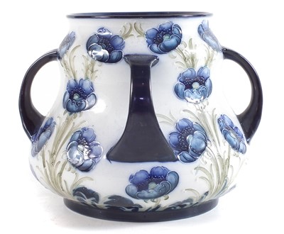 Lot 132 - Macintyre Moorcroft four handled vase