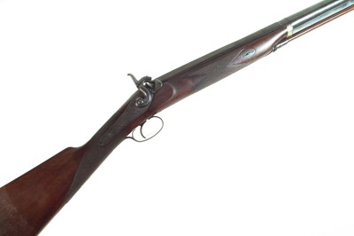 Lot 85 - C. F. Liversidge 10 bore percussion single barrel shotgun