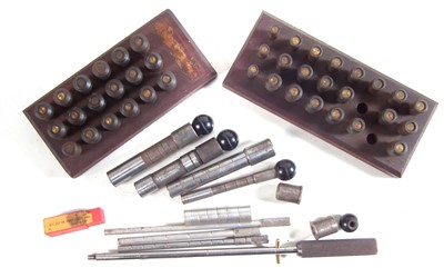 Lot 170 - Collection of bore plug gauges, chamber gauges from Alan Myers Gun maker