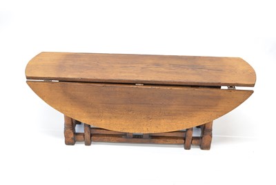 Lot 249 - 20th-century oak occasional table in the form of an Irish wake table
