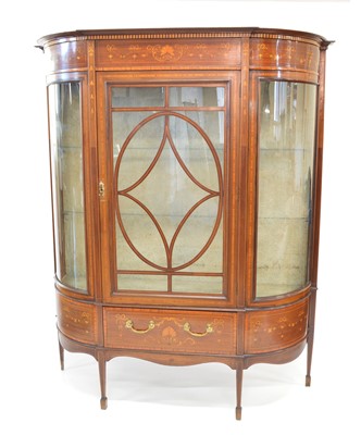 Lot 427 - Edwardian mahogany display cabinet