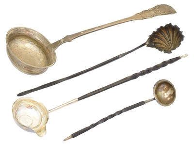 Lot 219 - A Russian silver ladle