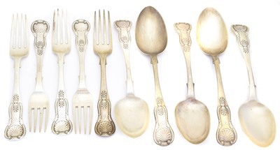 Lot 129 - A Victorian silver part service