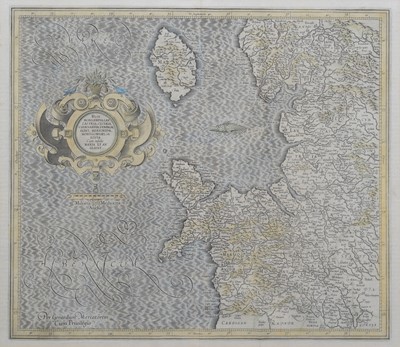 Lot 83 - Gerardus Mercator, 'Westmorlandia, Lancastria, Cestria.....', engraved map