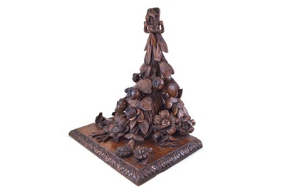 Lot 352 - Victorian carved oak wall bracket