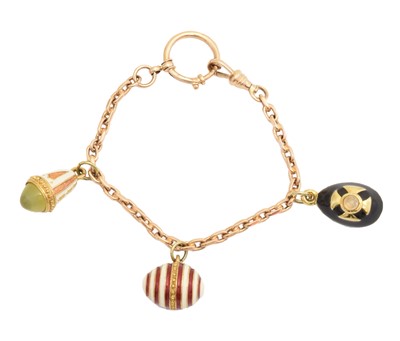 Lot 11 - A charm bracelet