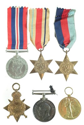 Lot 185 - WW1 medal trio for Pte. F. H. Johnson, Staffordshire Yeomanry