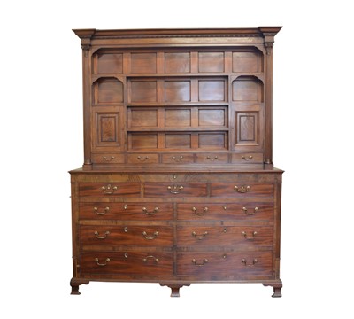 Lot 459 - George III mahogany dresser