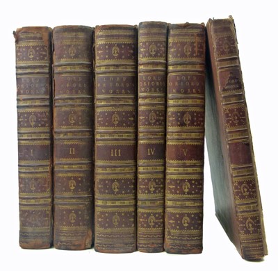 Lot 98 - Work of Horace Walpole (5vols) Letters of Horace Walpole (1vol)