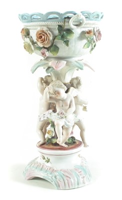 Lot 256 - Sitzendorf table centre piece