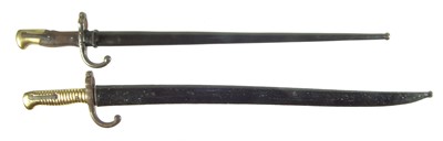 Lot 234 - Chassepot and Gras bayonets