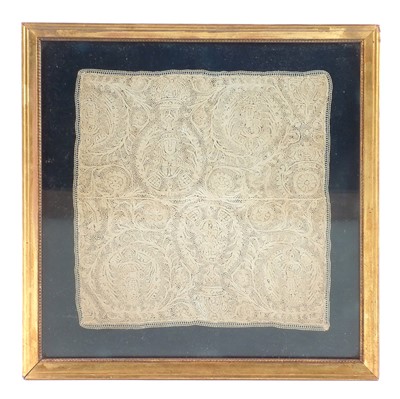 Lot 72 - Silk work panel