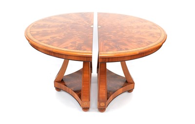 Lot 213 - Pair of Mahogany side tables by Silver Linings workshop