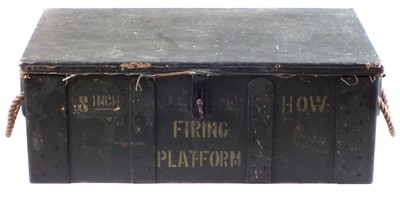 Lot 199 - WW1 Howitzer Firing Platform Trunk