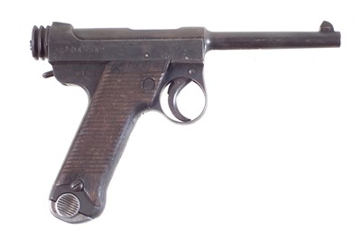 Lot 28 - Deactivated Japanese WWII Nambu 8mm semi-automatic pistol