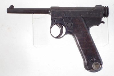 Lot 28 - Deactivated Japanese WWII Nambu 8mm semi-automatic pistol