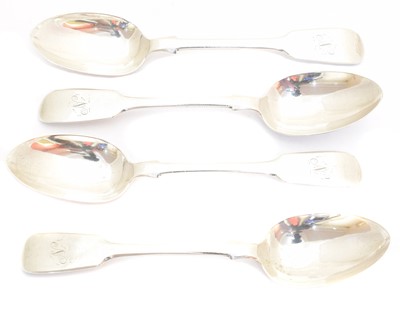 Lot 191 - Four Victorian teaspoons