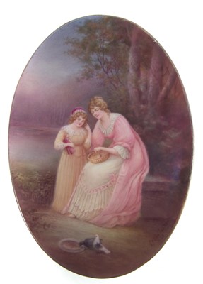 Lot 235 - Leslie Johnson plaque