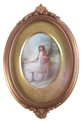 Lot 236 - G. White framed ceramic plaque