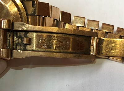 Lot 145 - A gents 18ct gold Rolex Oyster Perpetual Day-Date wristwatch