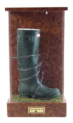 Lot 187 - Hunter Wellington boot shop display