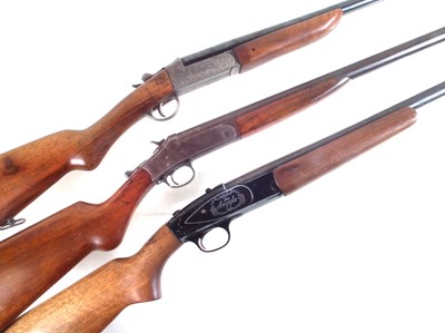 Lot 101 - Three single barrel shotguns