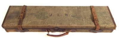 Lot 180 - Canvas shotgun case